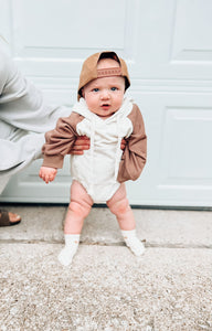 Hooded Bubble Romper