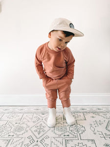 Brick French Terry Jogger Set