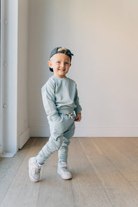 Aqua French Terry Jogger Set