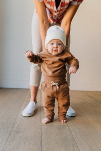 Brown French Terry Jogger Set