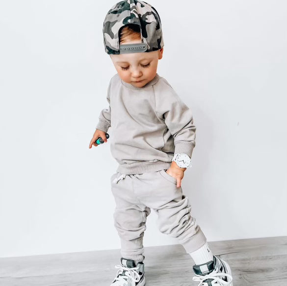 Grey French Terry Jogger Set