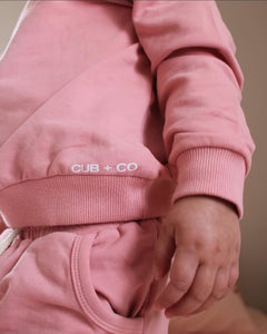 Pink French Terry Jogger Set